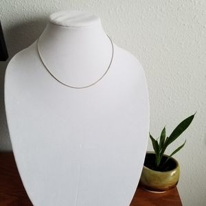 Silver snake chain - 18 inches